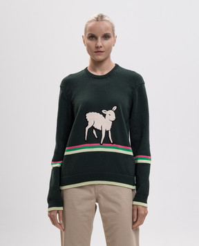 JW Anderson Green cotton sweater KW1622YN0515