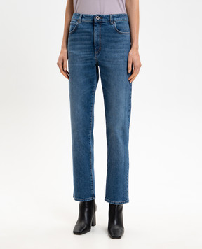 Max Mara Weekend WKDARGENTO blue jeans with a worn effect WKDARGENTO