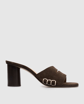 JW Anderson Brown suede mules PU0036LA0364