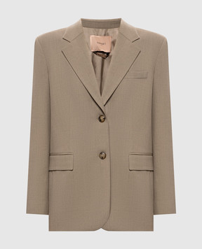 Twinset Khaki jacket with wool 262TT2222