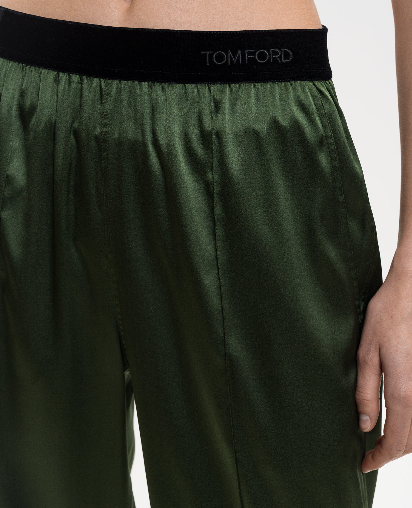 

Green silk pants Tom Ford