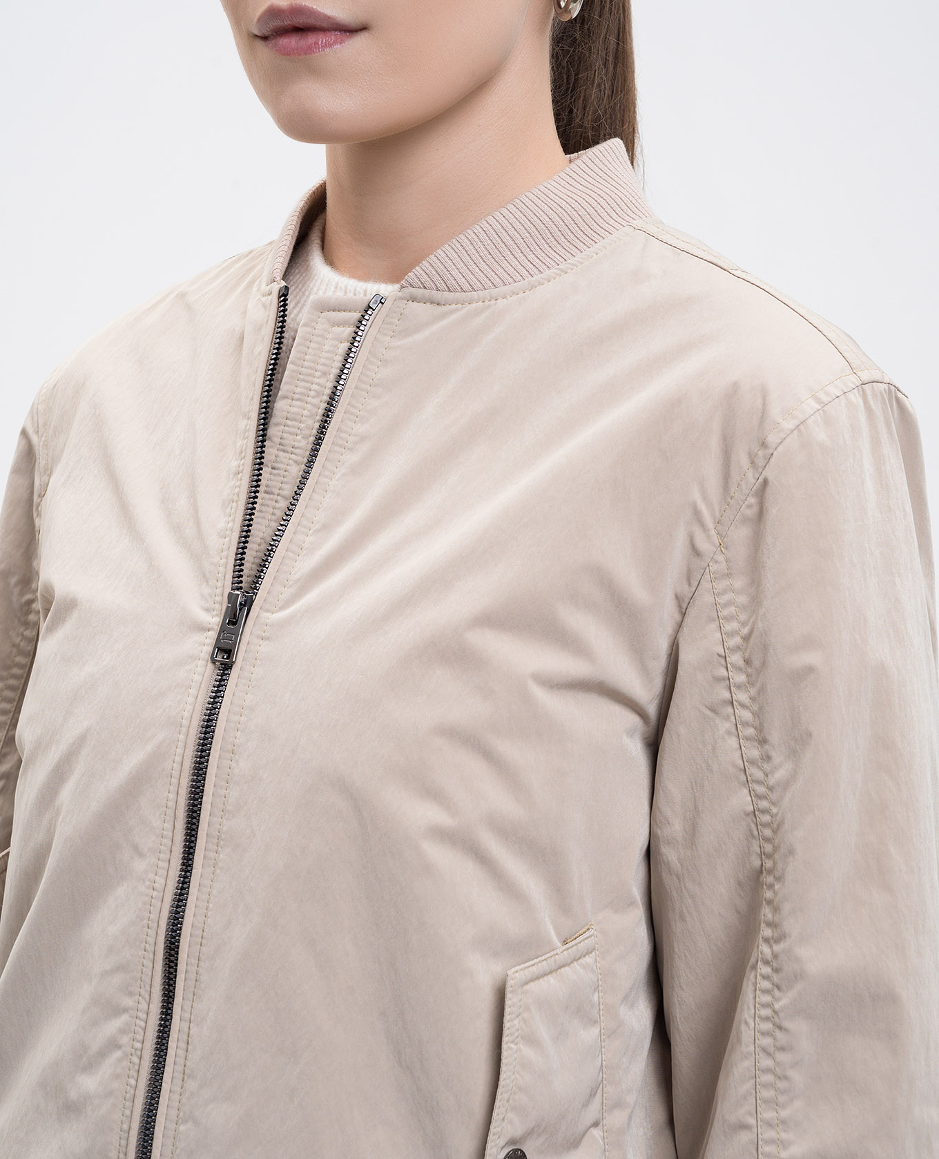 

Beige Grace bomber jacket Woolrich