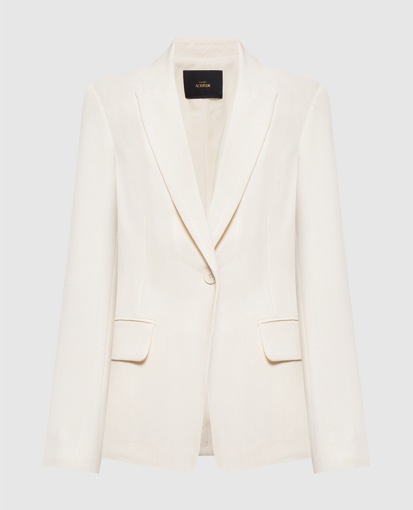 Ivory sequined jacket