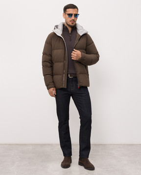 Canali Gray wool jumper MK01149C0015