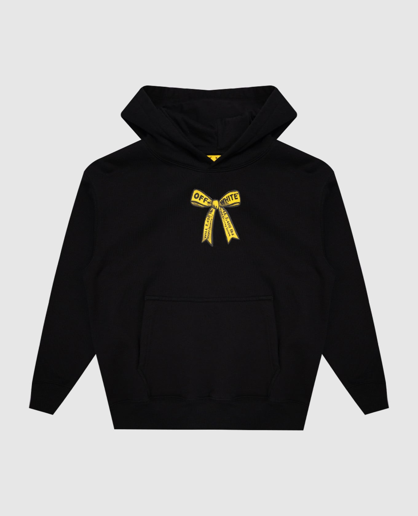 Children's black hoodie Industrial Logo