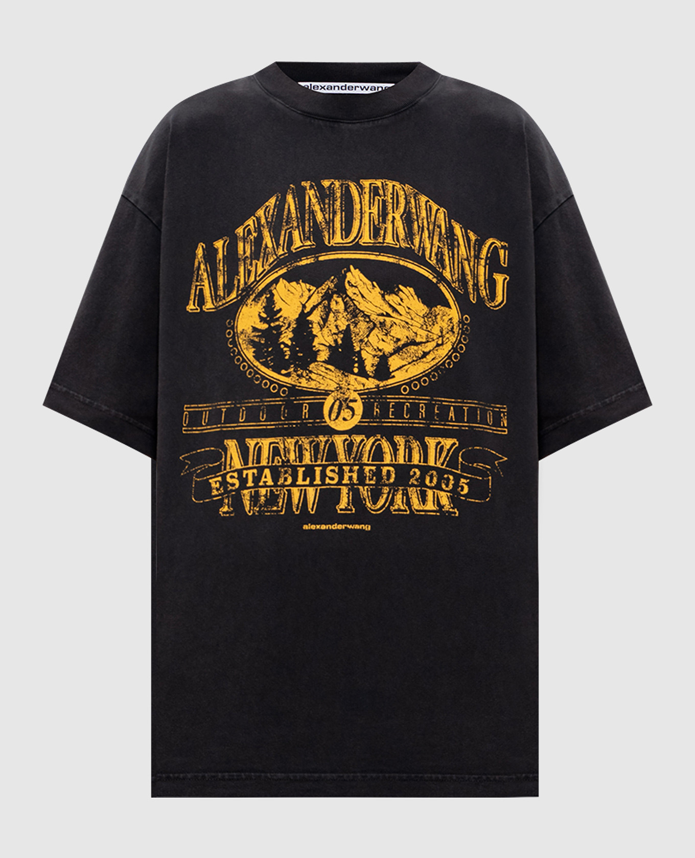 

Black T-shirt with print Alexander Wang