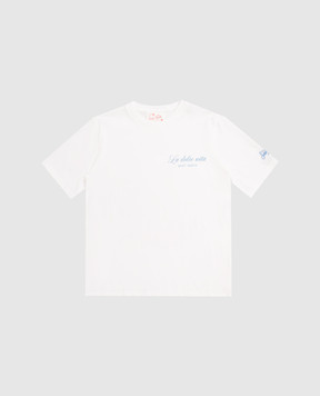 MC2 SAINT BARTH Portland Kids White T-Shirt with Embroidered Logo PRL000100932L