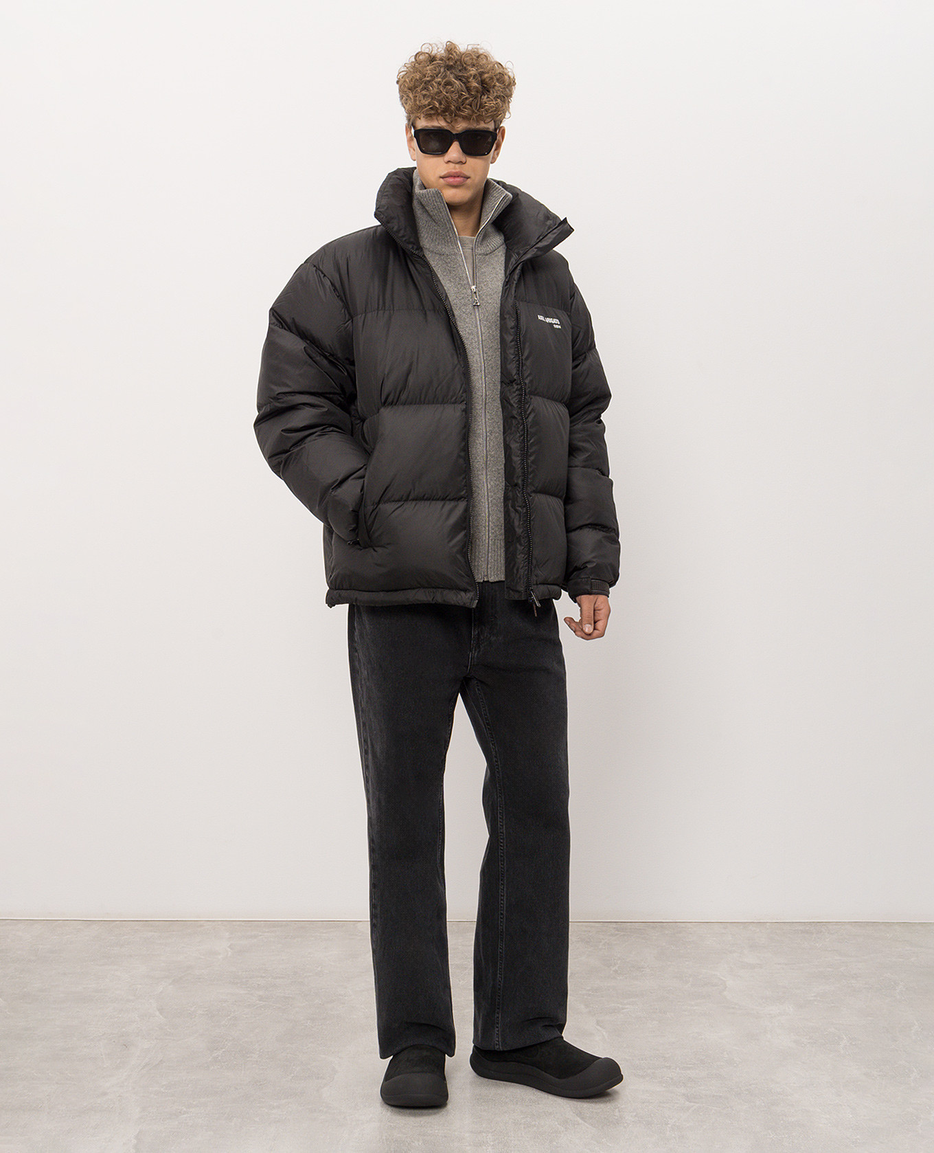 Black Observer down jacket Axel Arigato 2