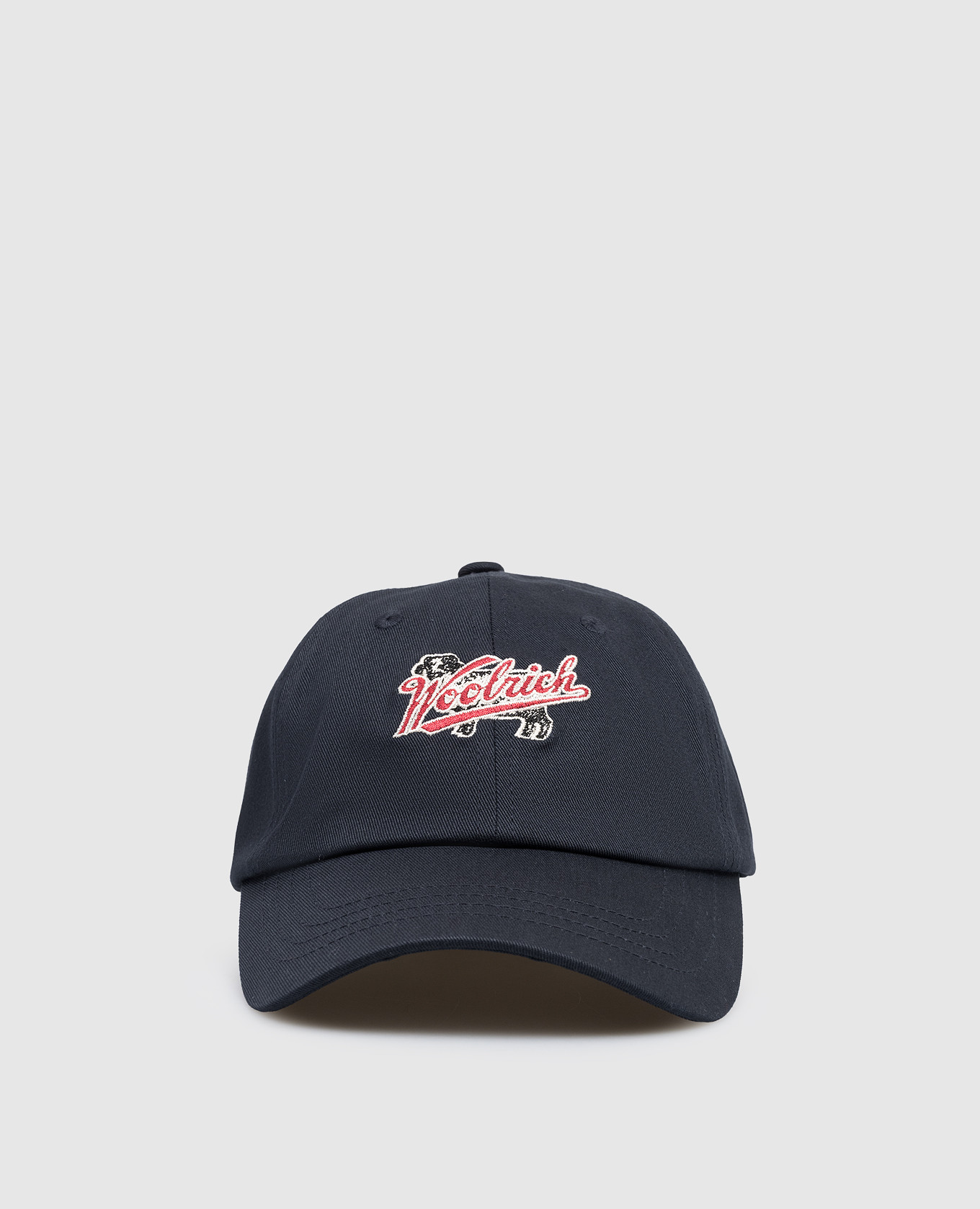 

Blue cap with logo patch Woolrich