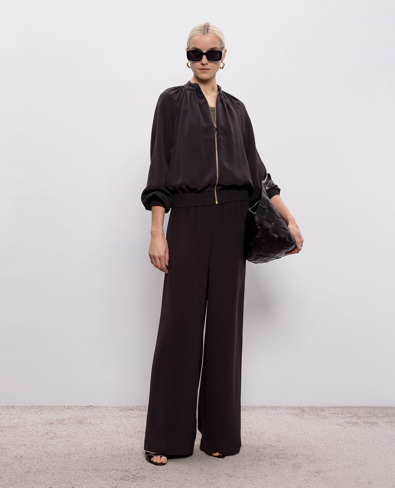 Brown Mira bomber jacket JOSEPH 2