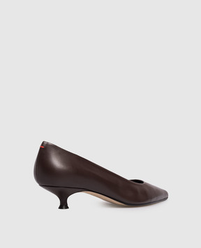 Aeyde Brown leather Cari shoes PU0667001003126