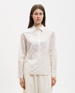 Peserico Beige striped shirt S0606002690