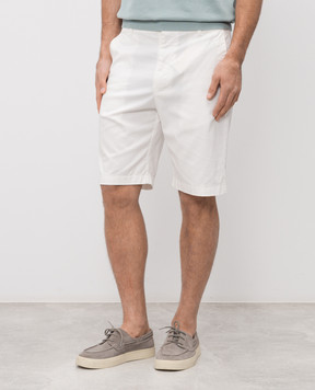 Canali White shorts with cotton PT01636D95609