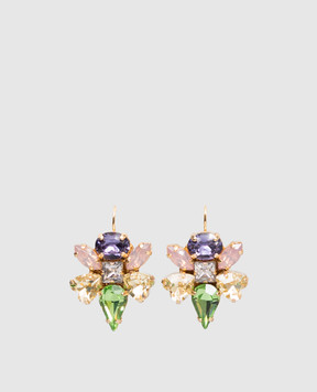 Dolman Bijoux Farfalla earrings with crystals 17192