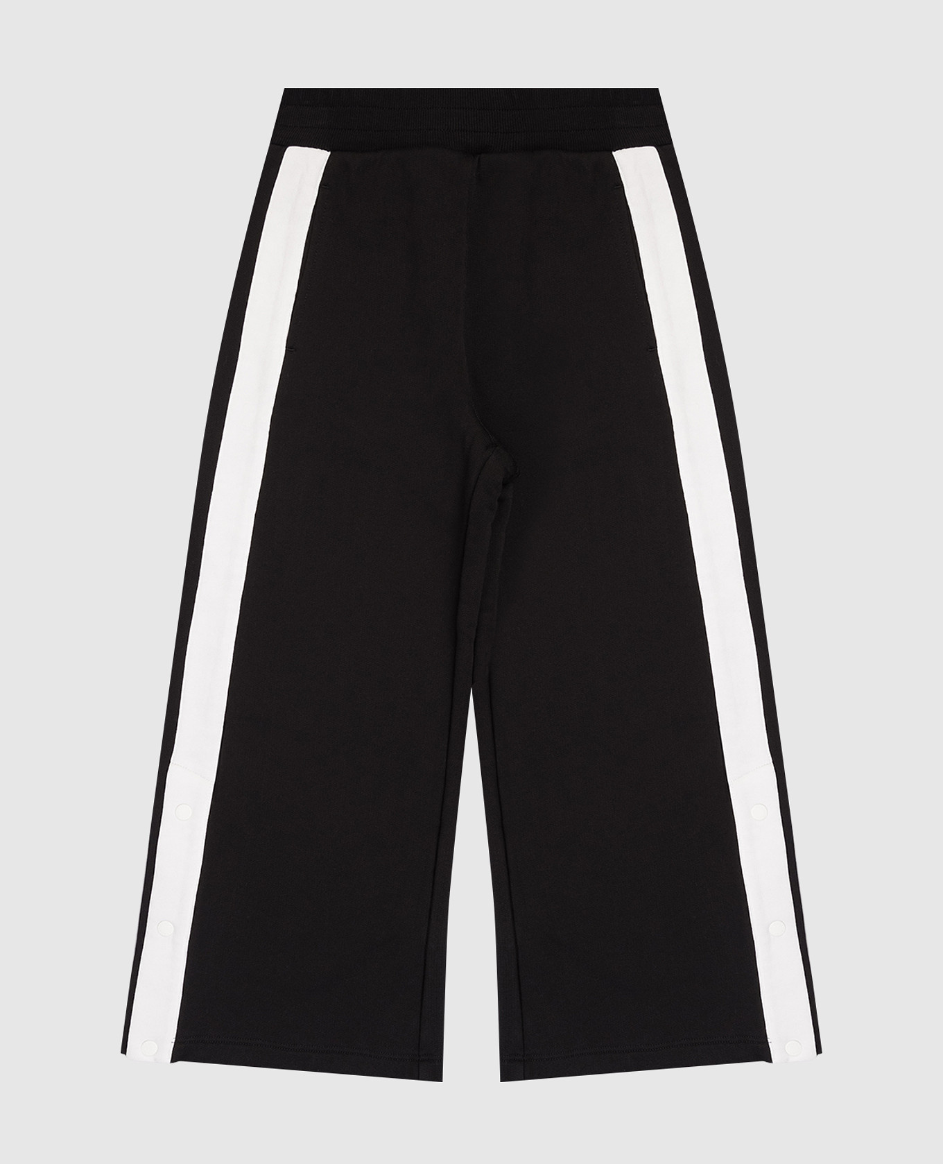 Children's black striped sweatpants