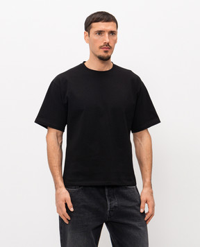 Saint Laurent Black T-shirt CASSANDRE 862769Y38AK