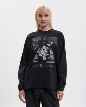 Vetements Black long sleeve with print MH27LS206B