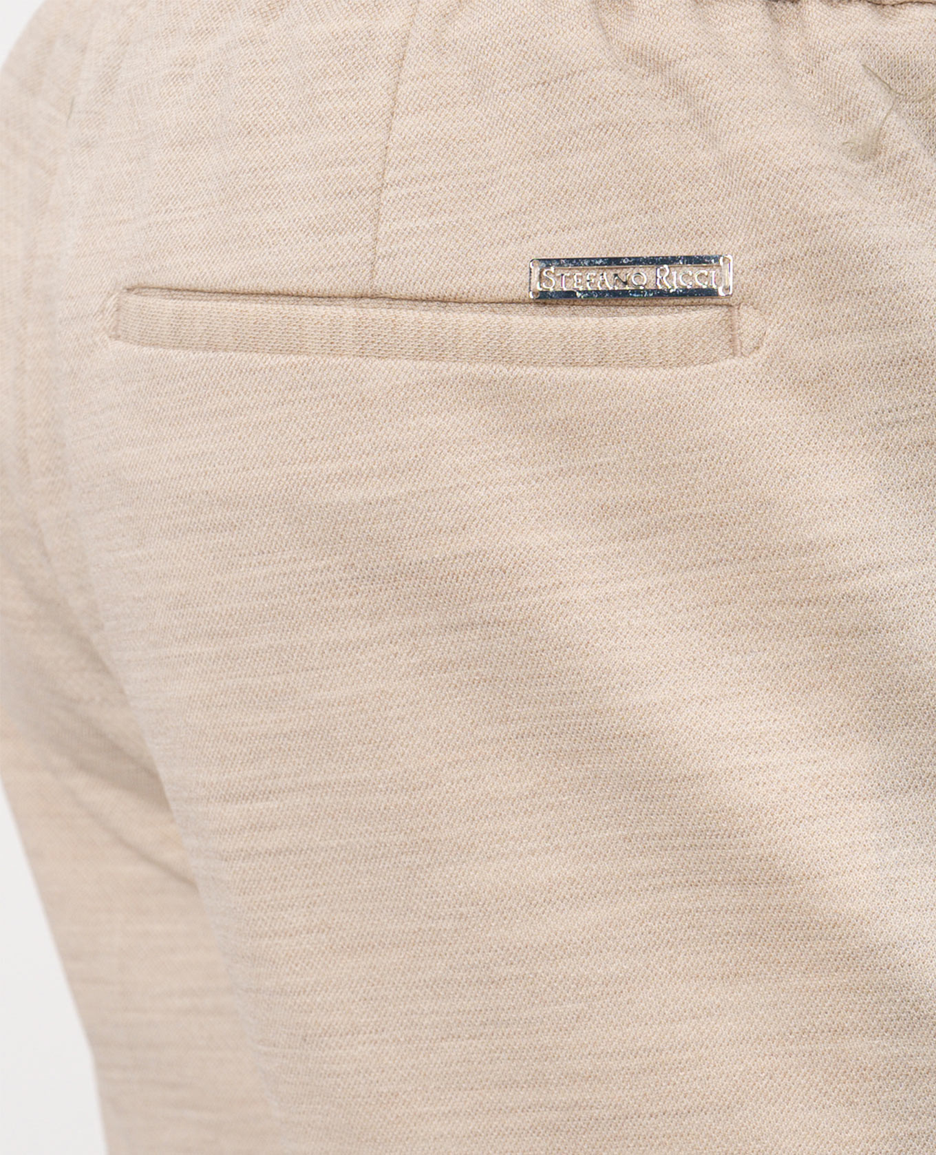 

Beige wool and silk shorts Stefano Ricci
