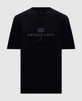Brunello Cucinelli Genius Loci black t-shirt M0B138520