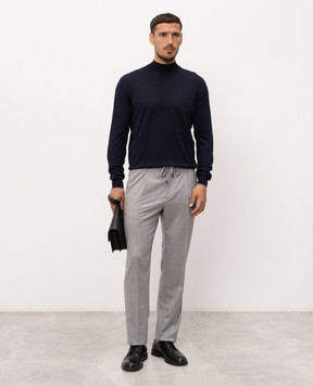 Peserico Gray wool pants R5423902710