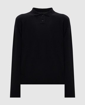 The Row Black cashmere Pashi polo R000628Y166