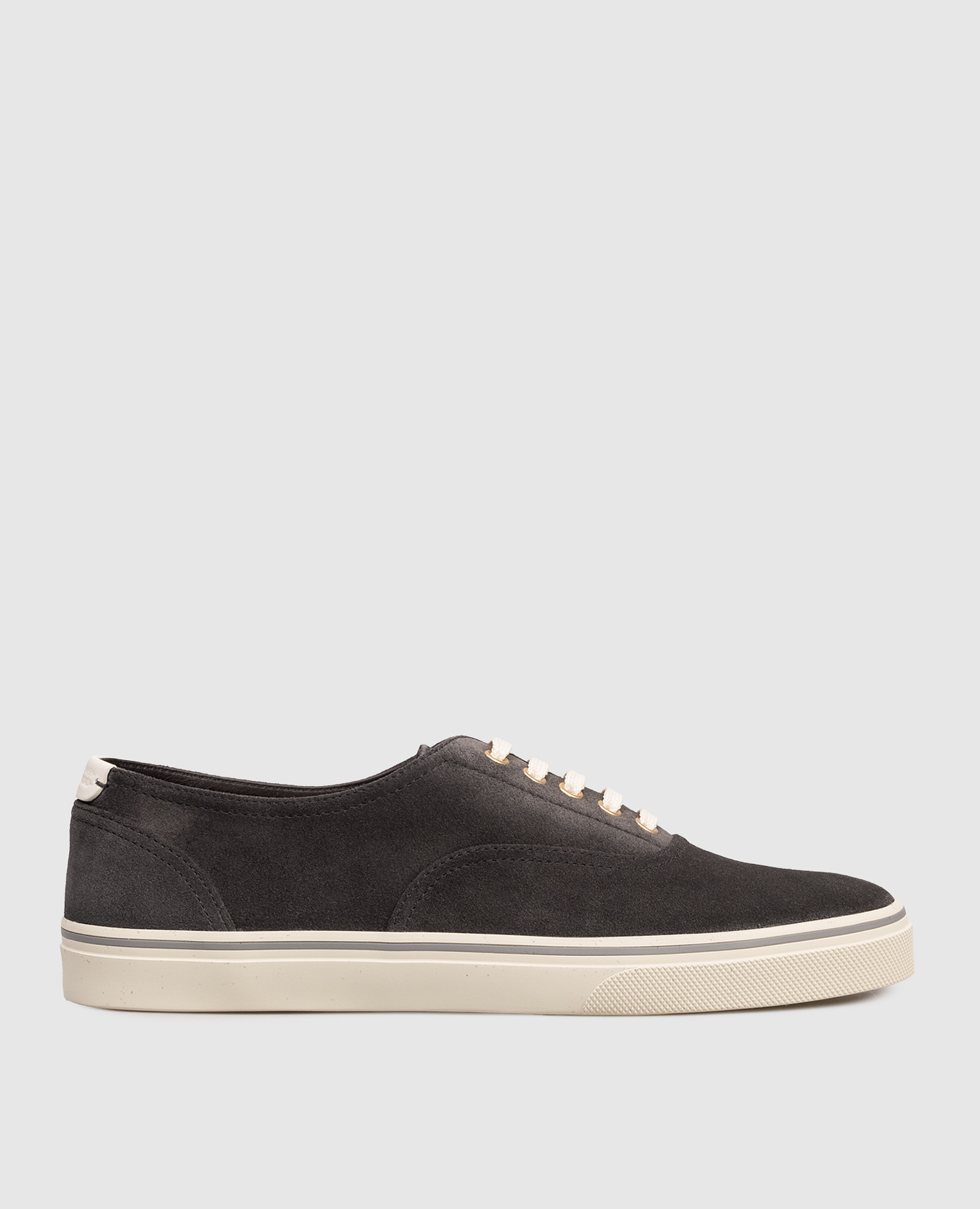 

Grey suede sneakers with logo Brunello Cucinelli