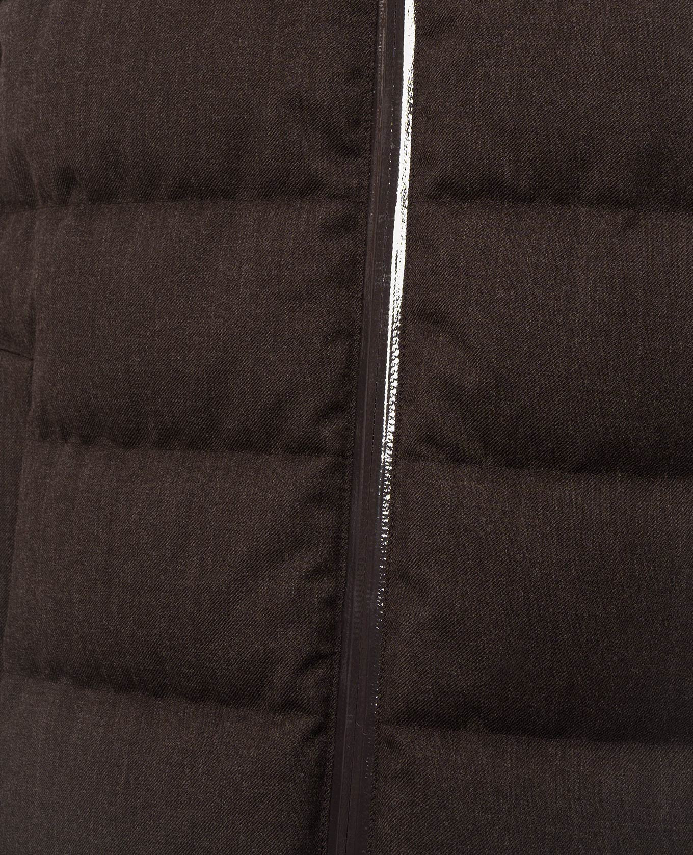 Brown down jacket with wool Herno 5