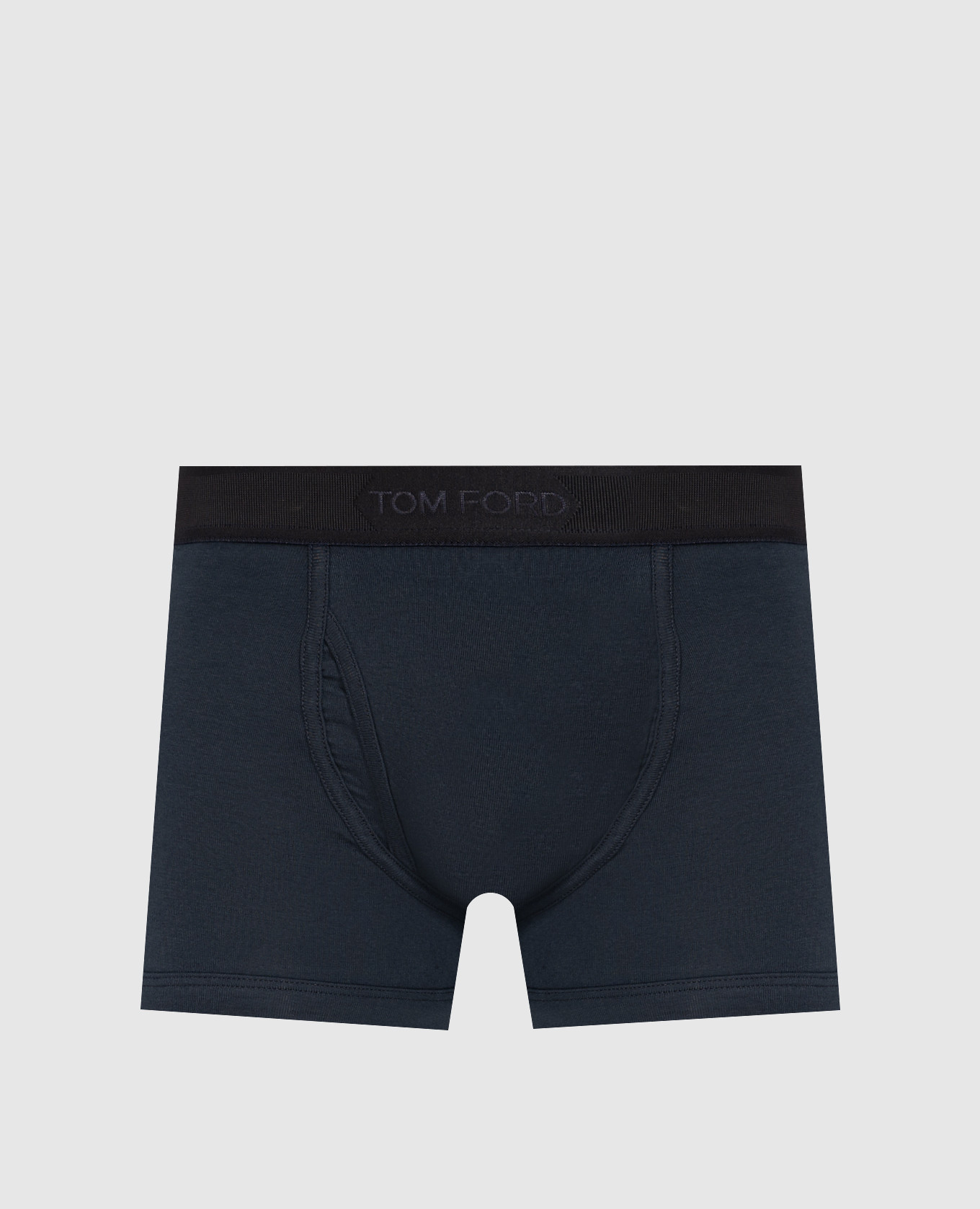 Blue boxer shorts