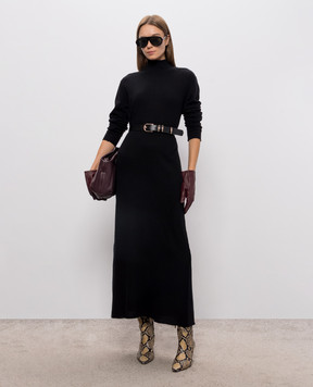 Woolrich Black dress with wool CFWWDR2030FRUF0574