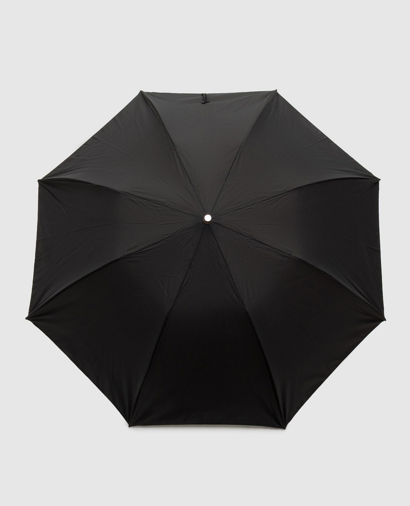 Black folding umbrella Silver Lion patterned