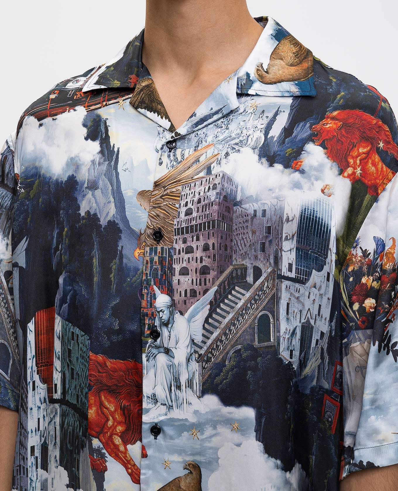 

World Shirt Off-White, Light blue