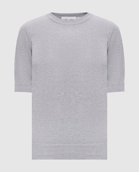 Intoca Gray T-shirt with cuffs 261SUVINPO0403