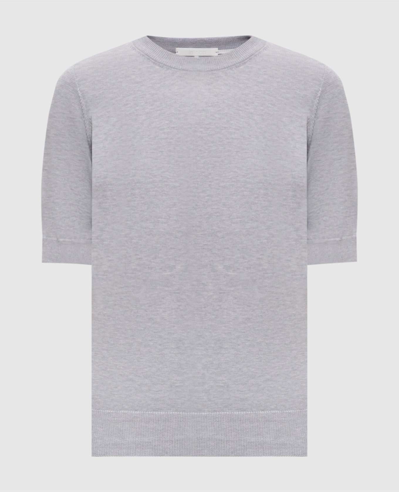 Gray T-shirt with cuffs