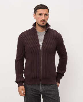 Maison Margiela MM6 Brown cardigan SH0AM0021M13039