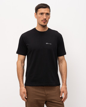 Officina 36 Sicily Island black t-shirt CUPF78