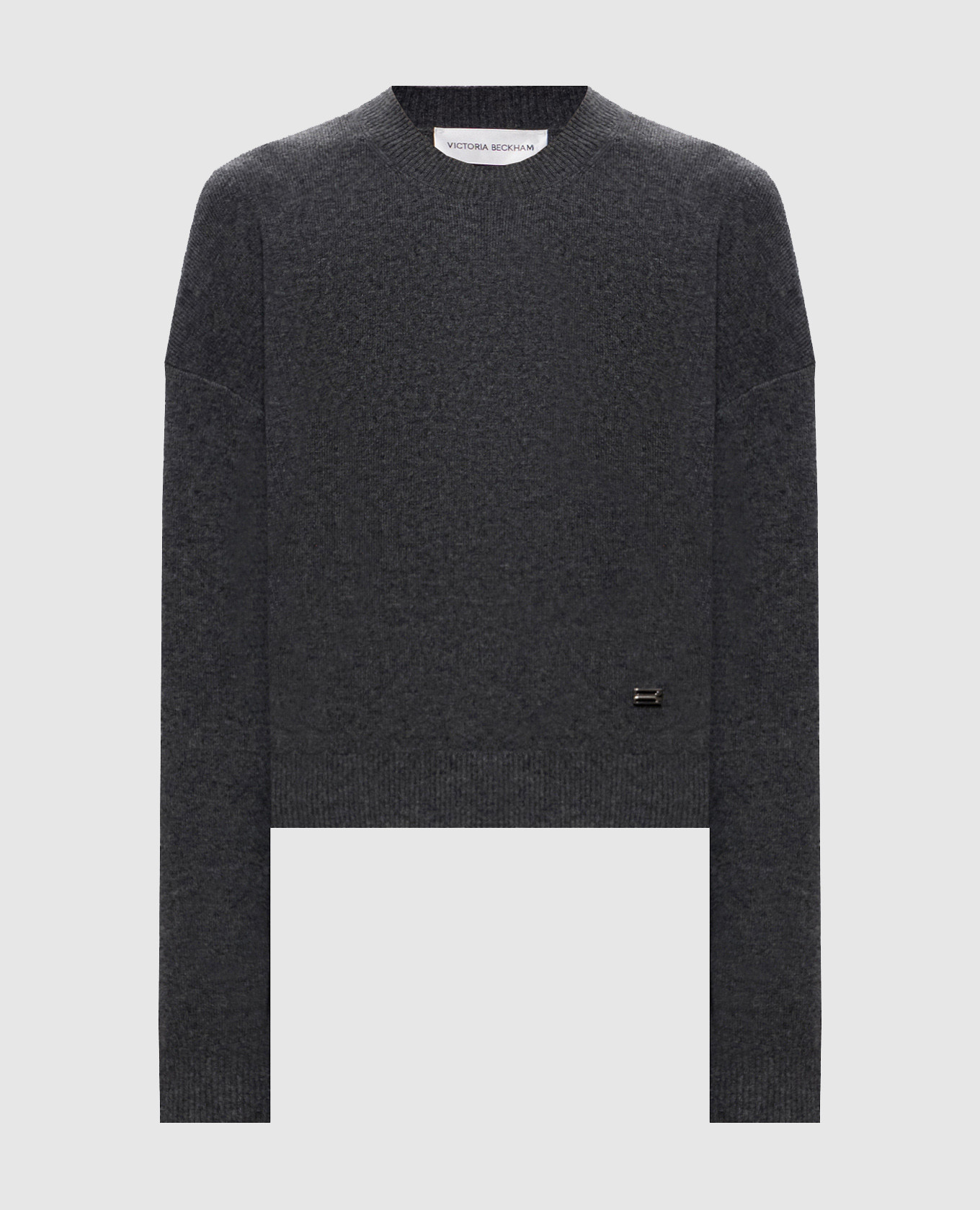 Maglione Luna in lana e cashmere grigio scuro