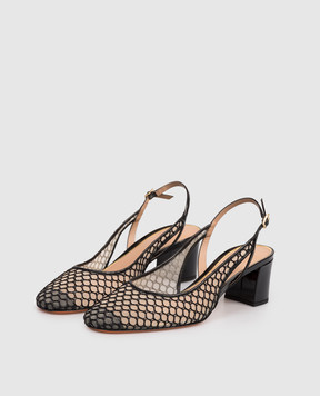 Santoni Black slingbacks WDNC72201HA2NGHA