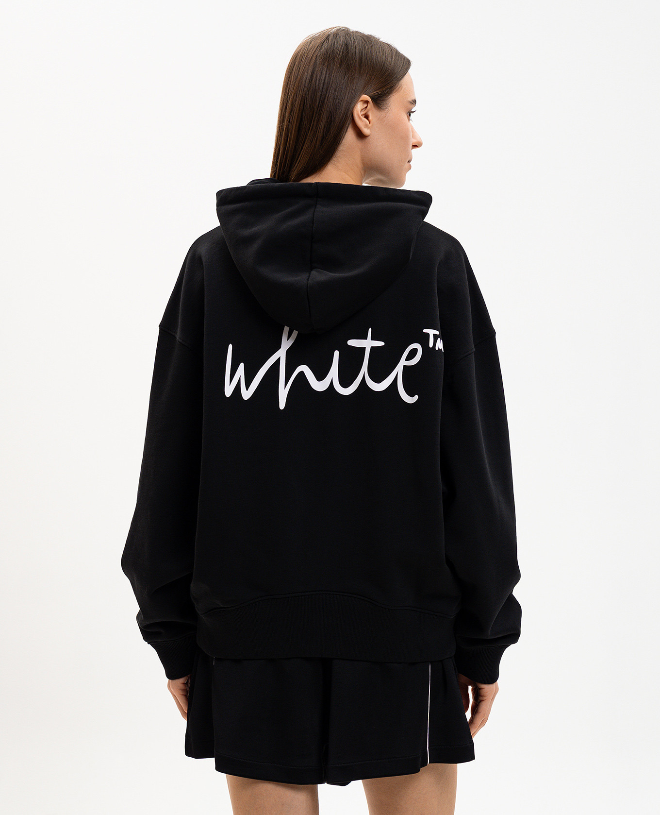 

Black hoodie with logo print Off-White