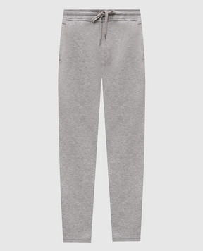 Brunello Cucinelli Grey melange sweatpants MM8313243G