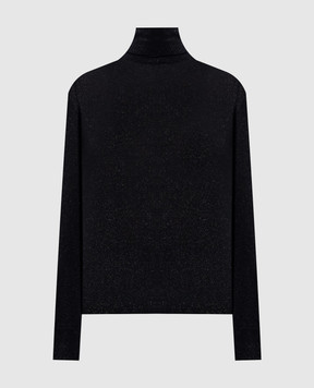 Allude Black wool golf with lurex 26564102