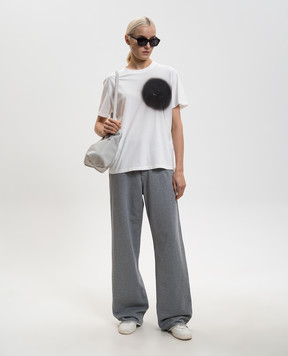 Maison Margiela MM6 White T-shirt with logo S52GC0364M20048