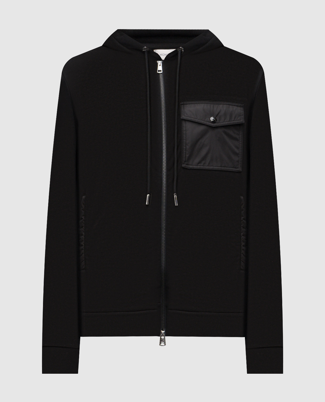 Veste de sport noire avec logo