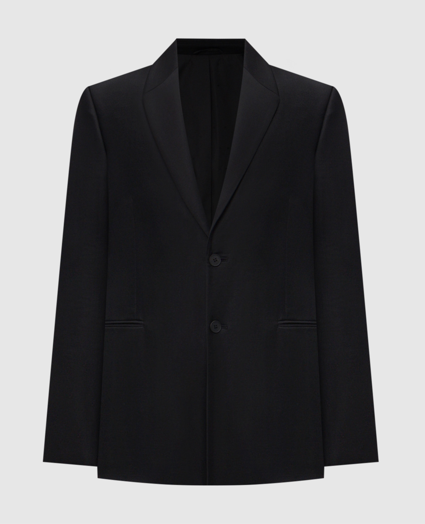 

Black wool Derby jacket Heliot Emil