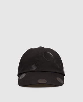 Y`S Yamamoto Black print cap YQH02025