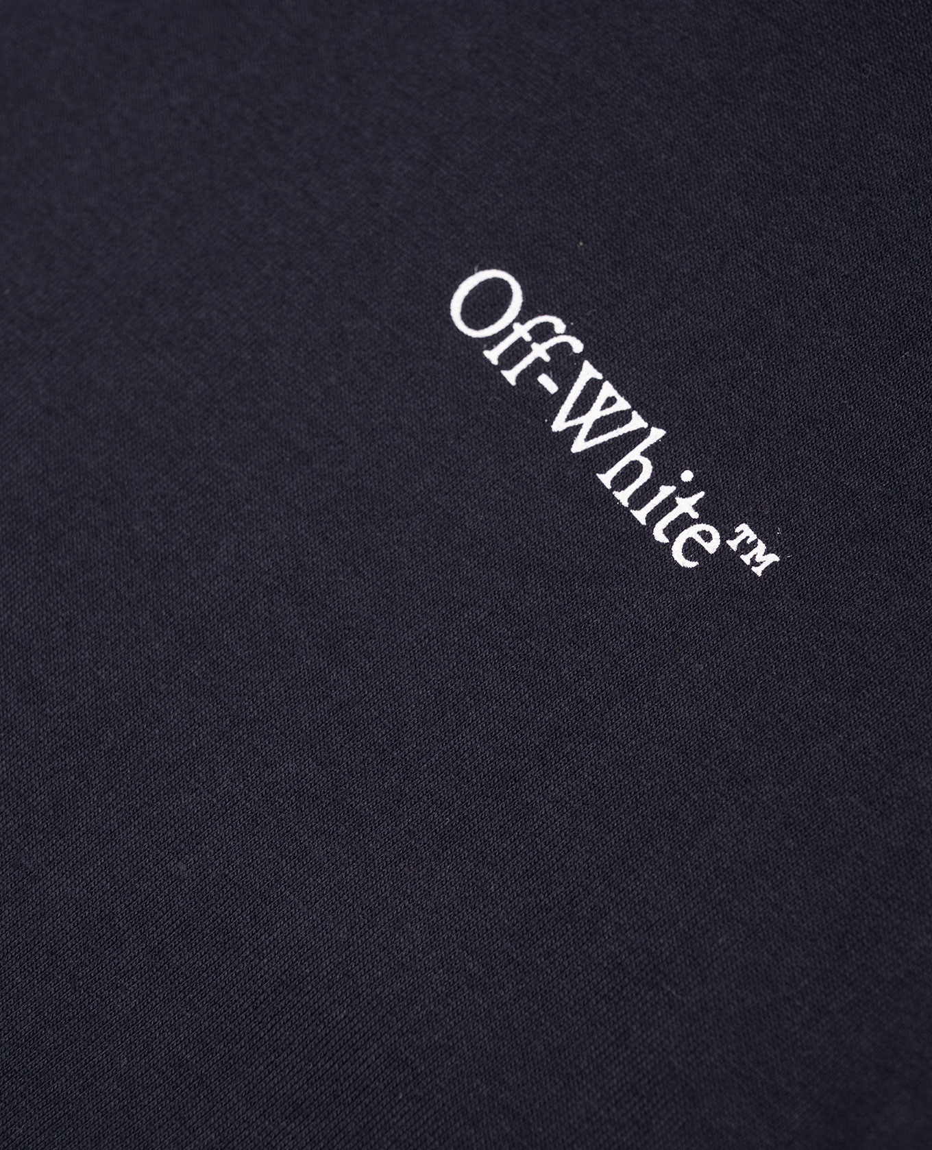 

Children's blue T-shirt with Arrow Acrylic logo print Off-White