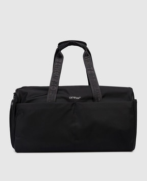 Off-White Black travel bag with logo print OMNL027C99FAB001