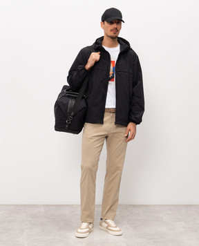 Trussardi Beige pants with logo patch P701H204863NMP380T68