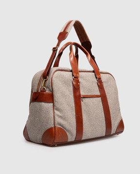 Brunello Cucinelli Grey Street combination travel bag MBPABU394