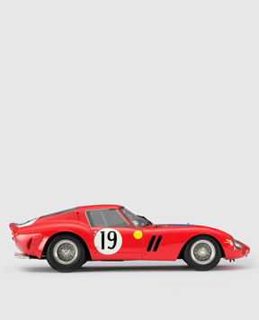 Amalgam Red souvenir in the shape of a Ferrari 250 GTO car - 3705GT M5903