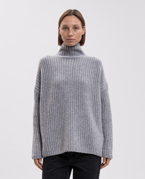 Allude Gray cashmere and silk sweater 26577092
